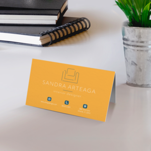 Folded Business Cards